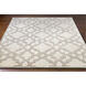 Modern Classics 108 X 72 inch Ivory Rug in 6 X 9, Rectangle