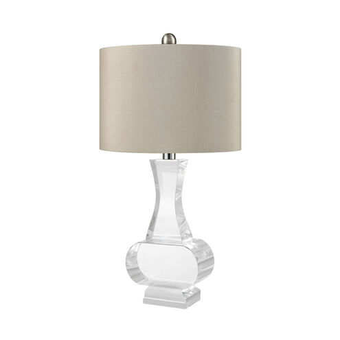 Carol 21 inch 60.00 watt Clear Table Lamp Portable Light