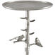 Piaf 10.25 inch Polished Nickel Drinks Table