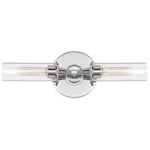 Modina 2 Light 20 inch Chrome ADA Wall Sconce Wall Light