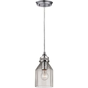 Danica 1 Light 5 inch Polished Chrome with Clear Mini Pendant Ceiling Light