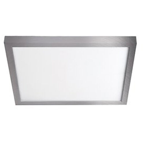 Square LED 7 inch Brushed Nickel Flush Mount Ceiling Light in 3000K
