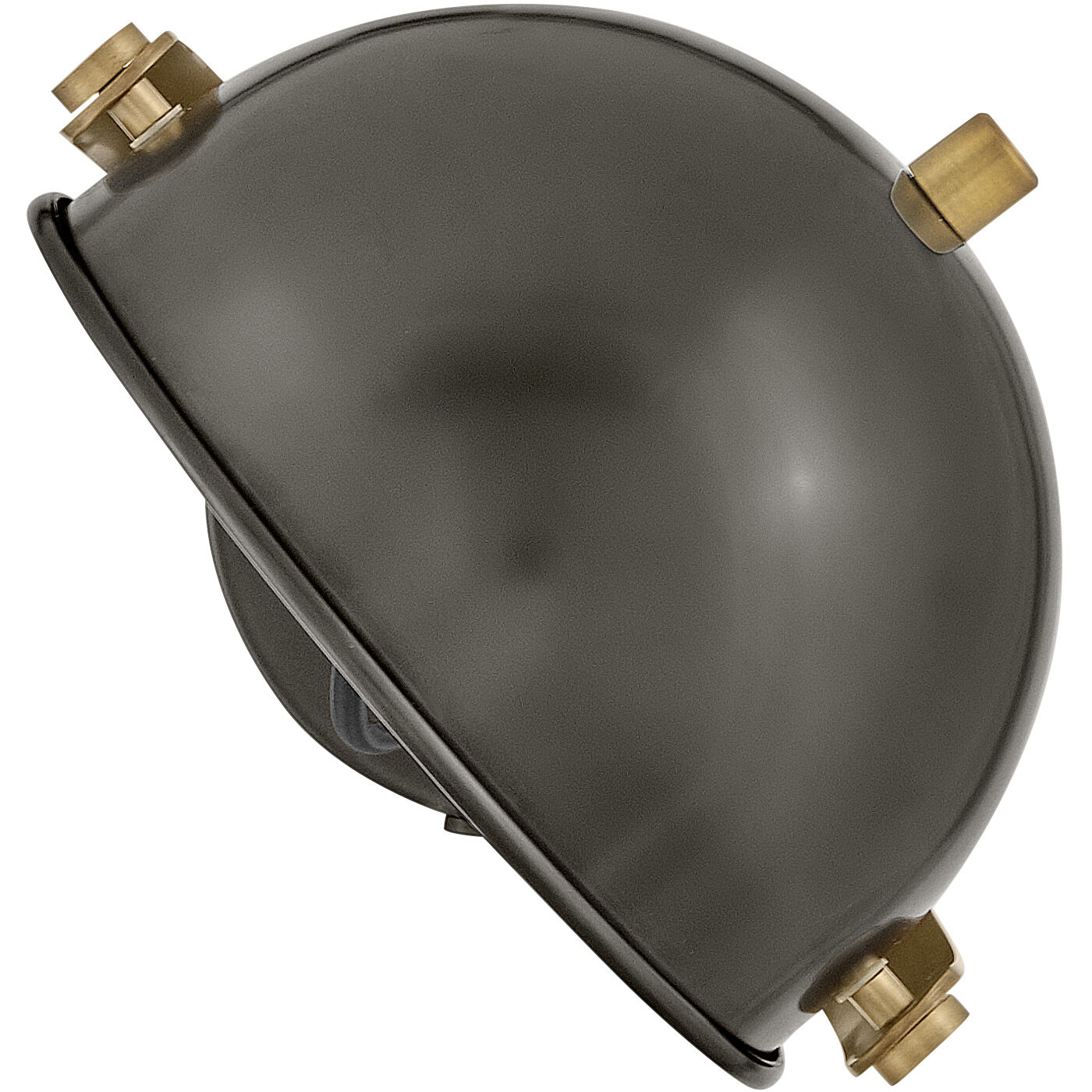 Spence 1 Light 7.25 inch Black Oxide with Heritage Brass Interior Wall Mount Wall Light