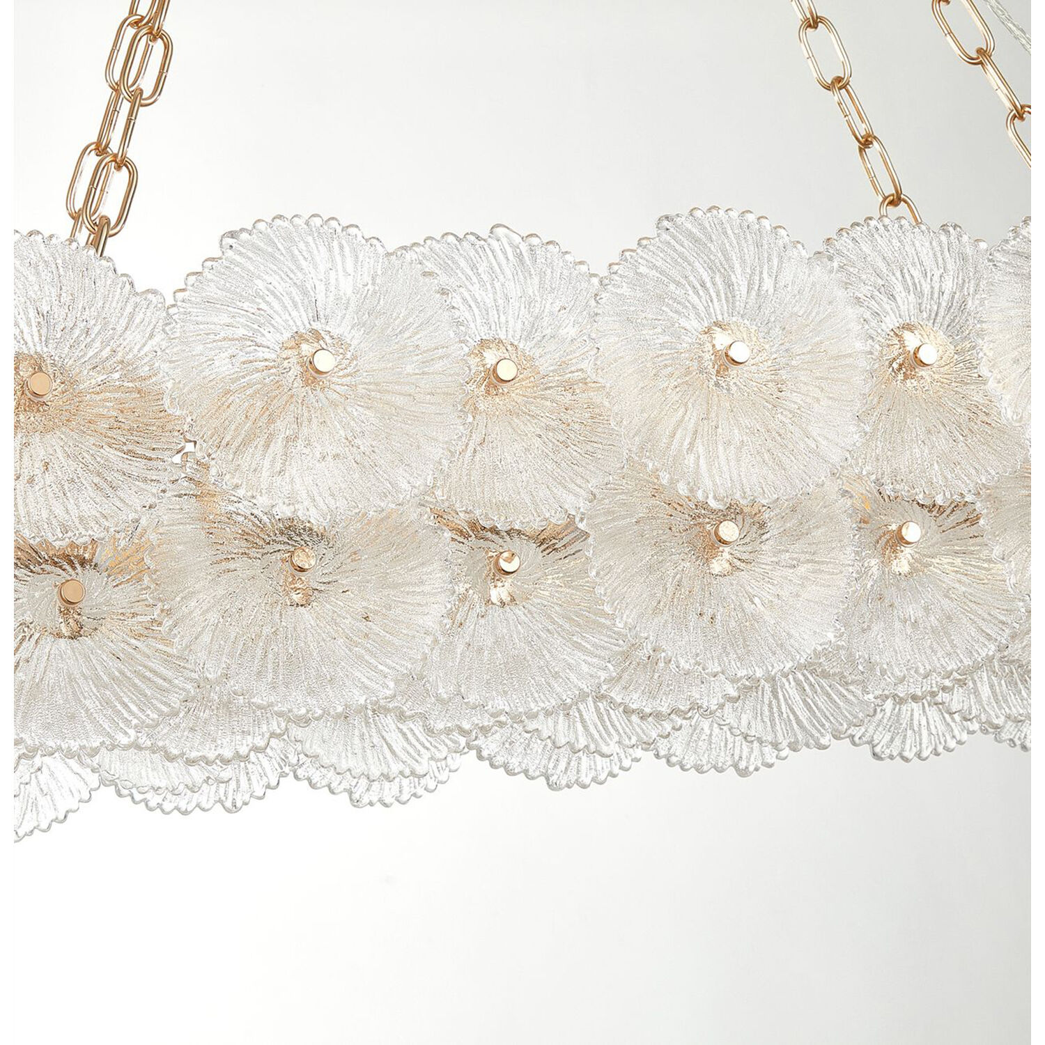 Bloom LED 47.25 inch Brass Chandelier Ceiling Light