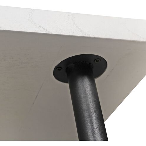 Riverview 54 X 16 inch Checkmate White with Natural and Gray Console Table