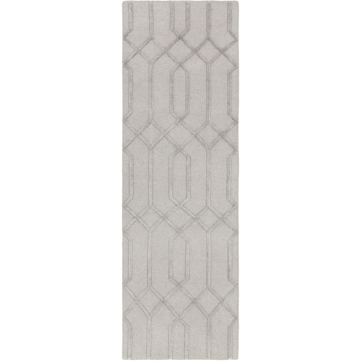 Lydia 36 X 24 inch Gray Area Rug, Wool