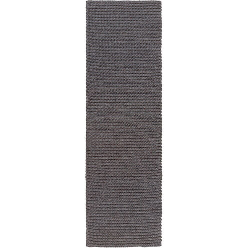 Pura 96 X 30 inch Black Rug