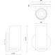 Birch Wall Sconce Wall Light in Black