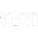 Soledad 2 Light 16.25 inch Brushed Gold Vanity Wall Light