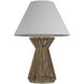 Chapman & Myers Antigua 29.5 inch 15 watt Natural Abaca and Antique-Burnished Brass Table Lamp Portable Light