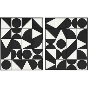 Thar Black/White Wall Art, 2 Piece