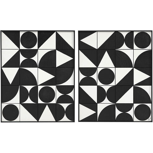Thar Black/White Wall Art, 2 Piece