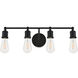 Serif 4 Light 22 inch Black Wall Sconce Wall Light