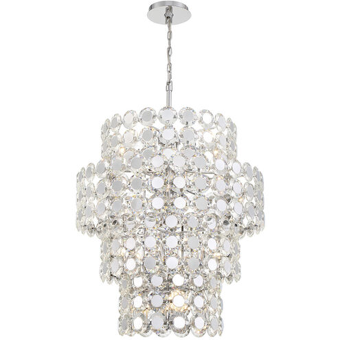 Perrene 24 Light 31.5 inch Chrome Chandelier Ceiling Light