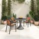 Soren Black Outdoor Dining Chair, Set of 2