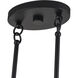 Acordia 3 Light 30 inch Black Linear Chandelier Ceiling Light, Medium