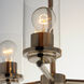 Corona 3 Light 17 inch Satin Nickel Single-Tier Chandelier Ceiling Light in Clear