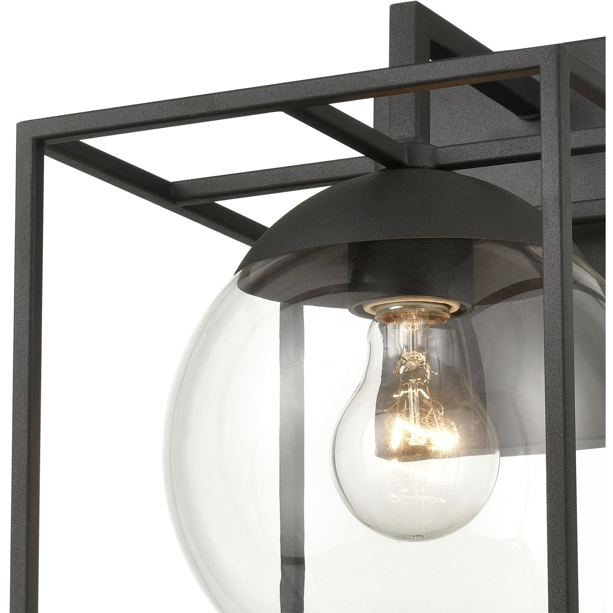 Cubed 1 Light 11 inch Charcoal Outdoor Wall Sconce