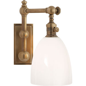 Chapman & Myers Pimlico 1 Light 6 inch Antique-Burnished Brass Single Bath Light Wall Light