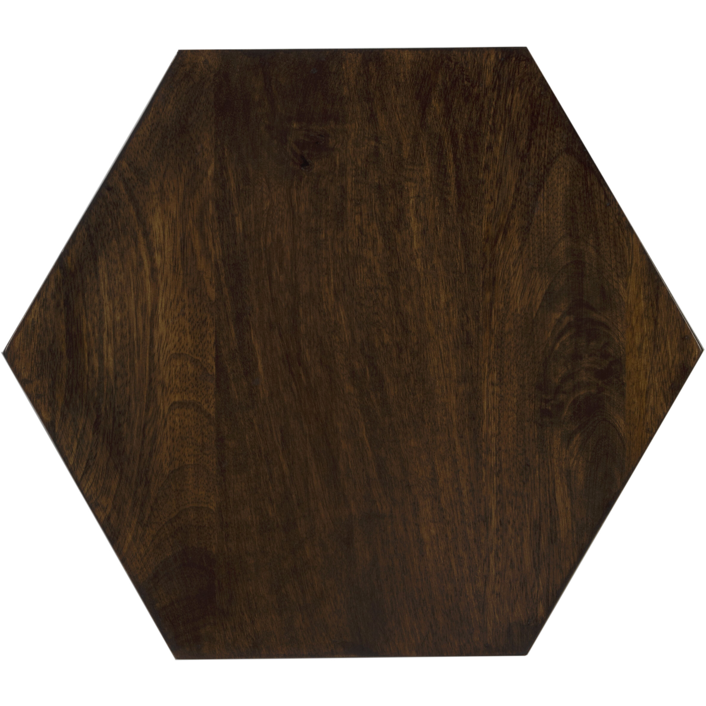 Gulchatai Wood & Gold Finish End or Side Table