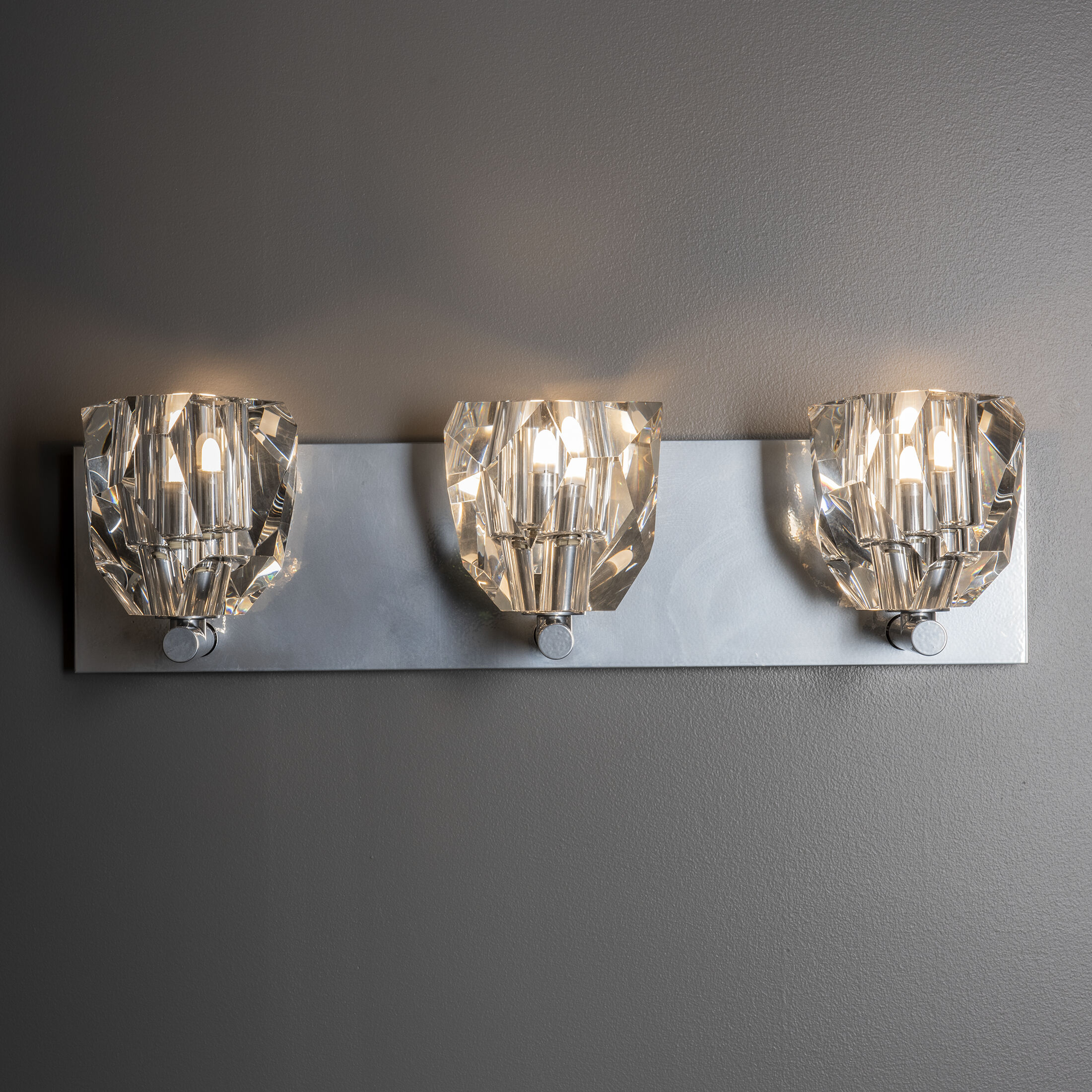 Gatsby 3 Light 21 inch Sterling Bath Sconce Wall Light - Open Box