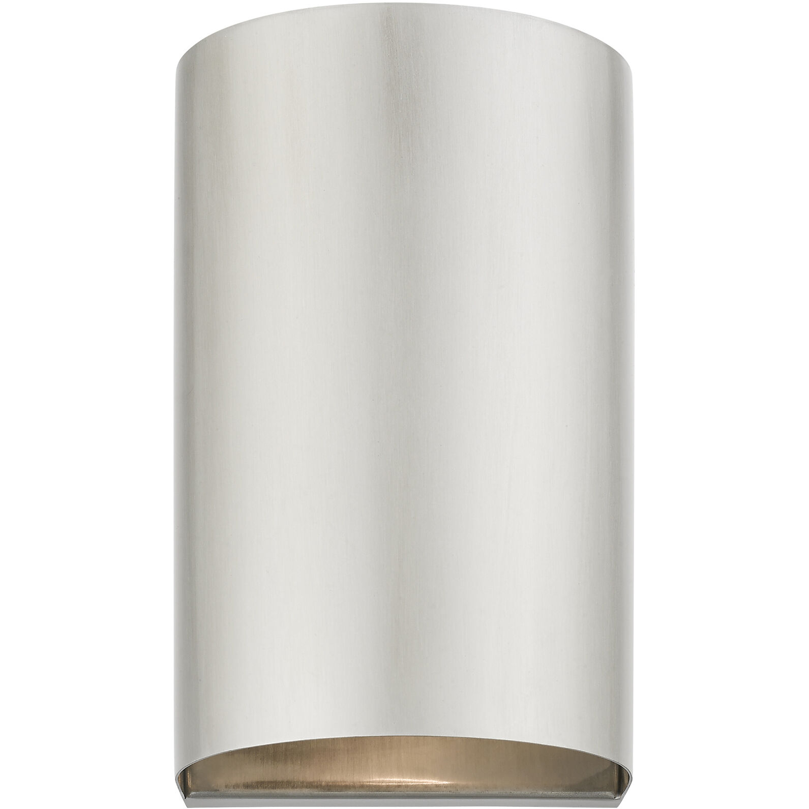 Bond 1 Light 7 inch Brushed Nickel Outdoor / Indoor Small Sconce, Small