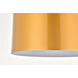 Etude 1 Light 11 inch Satin Gold Pendant Ceiling Light