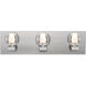 Boca LED Satin Nickel Vanity Light Wall Light