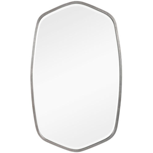 Duronia 36 X 22 inch Brushed Silver Wall Mirror 