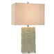 Cameron 29.75 inch 100 watt White Sand and Clear Table Lamp Portable Light