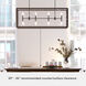 Felippe 8 Light 40 inch Onyx Bengal Linear Chandelier Ceiling Light