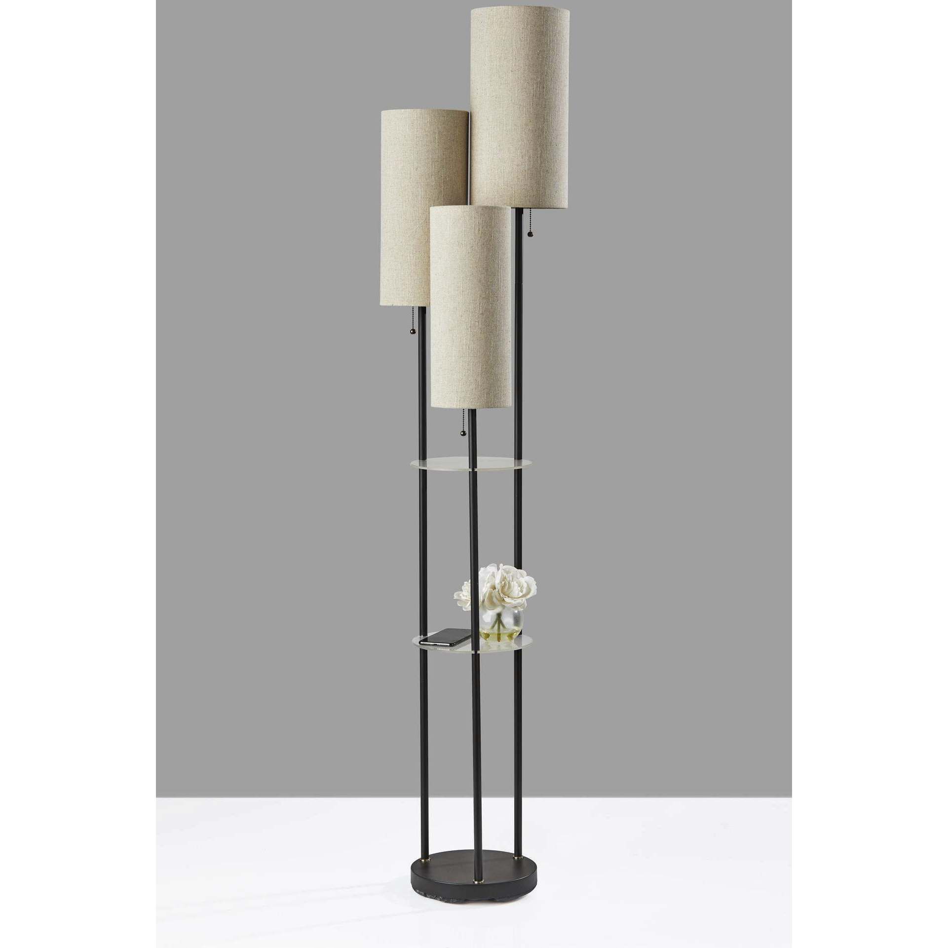 Trio black floor lamp shop