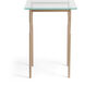 Senza 25.1 X 22 inch Soft Gold Side Table