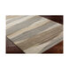 Forum 108 X 72 inch Charcoal/Taupe/Tan/Light Beige/Brown Handmade Rug in 6 x 9, Rectangle