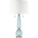 Mariani 34 inch 60.00 watt Light Blue with Clear Table Lamp Portable Light, Set of 2