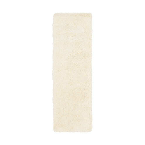 Goddess 96 X 30 inch Cream Rugs, Polyester
