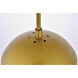 Oyster Bay 3 Light 18 inch Brass Pendant Ceiling Light