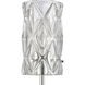 Forma de Crystal 1 Light 5 inch Polished Chrome Sconce Wall Light