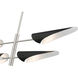 Capistrano 4 Light 38 inch Brushed Nickel Pendant Chandelier Ceiling Light