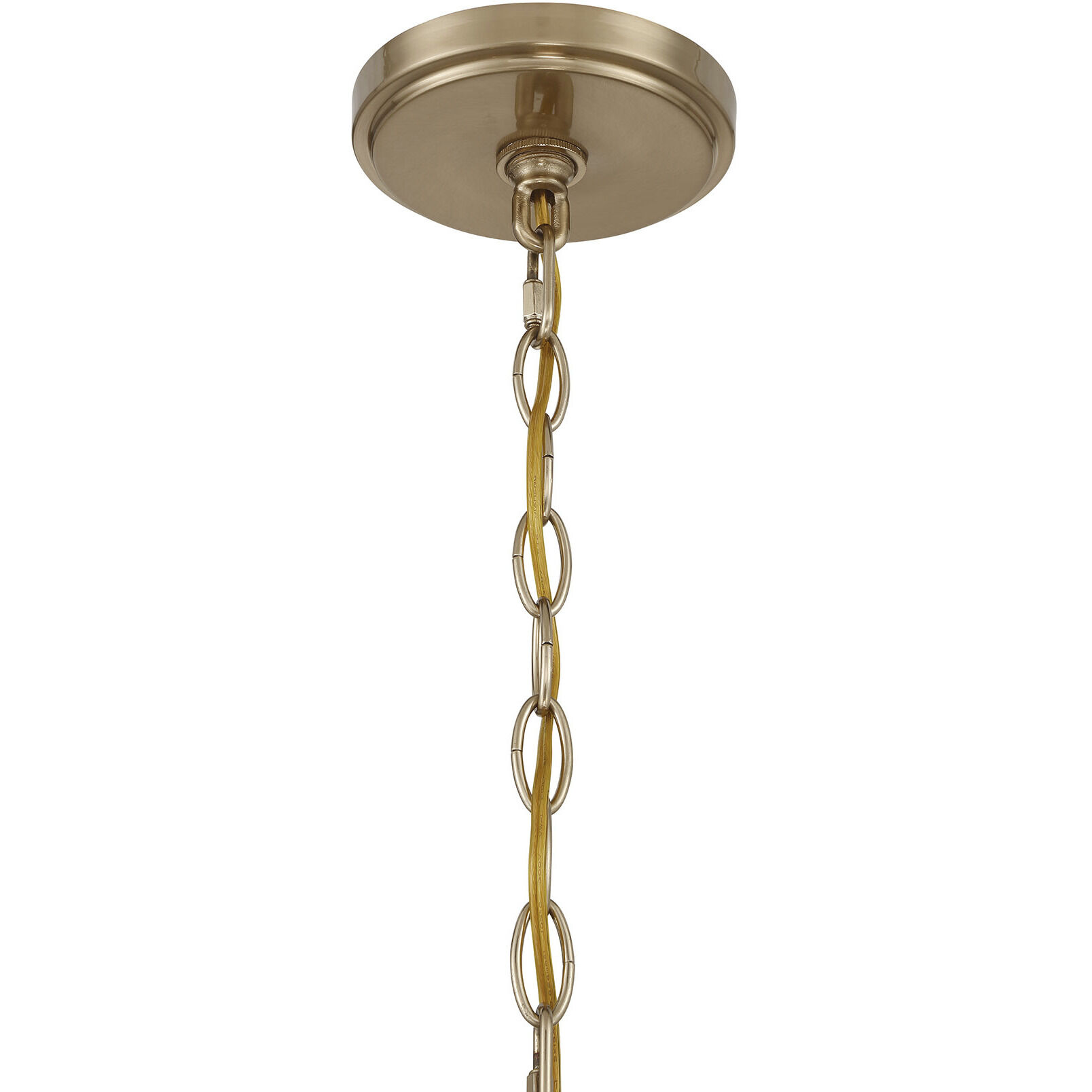 Hearst 8 Light 33 inch Noble Brass Chandelier Ceiling Light