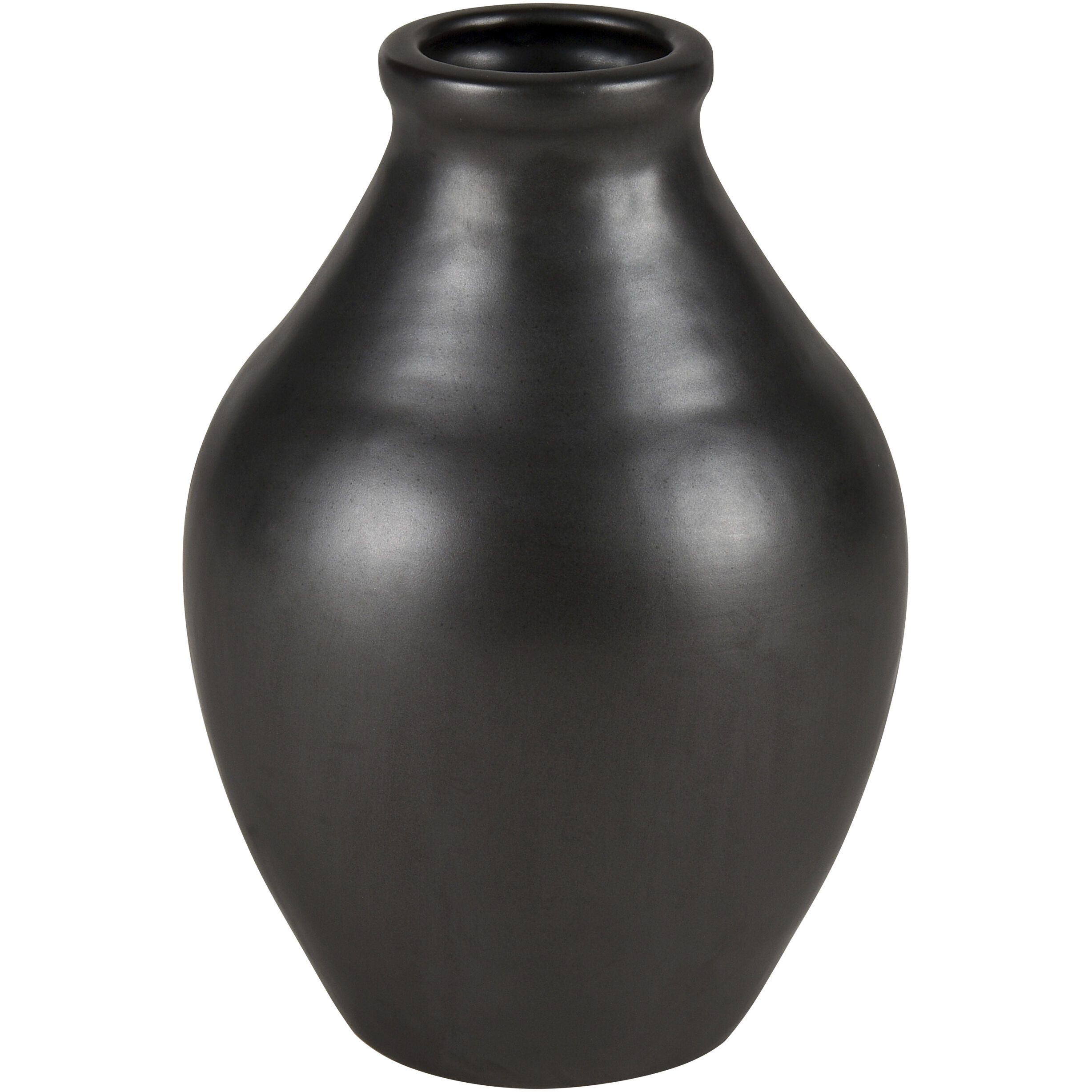 Faye 10 X 6.75 inch Vase in Black