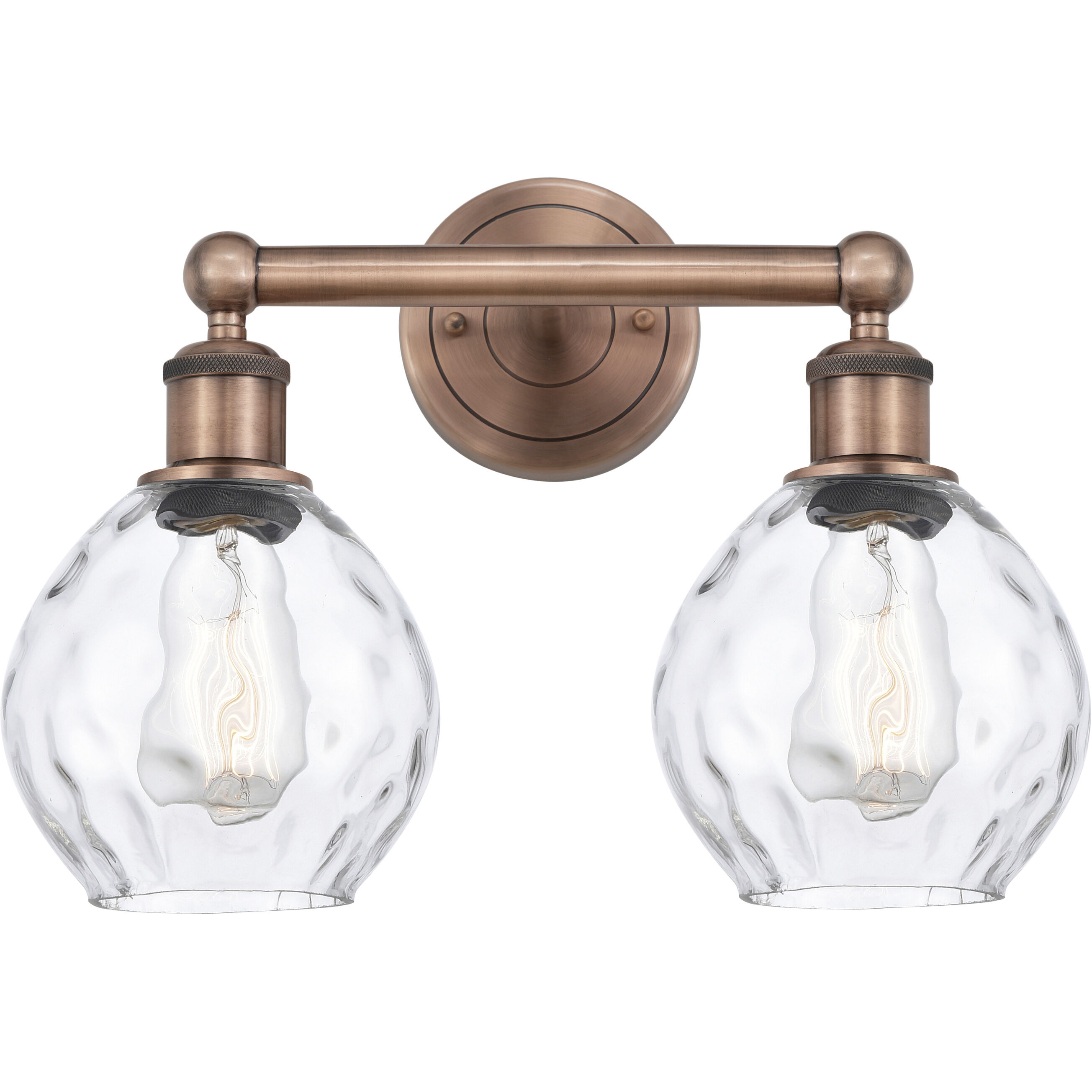 Waverly 2 Light 15 inch Antique Copper Bath Vanity Light Wall Light