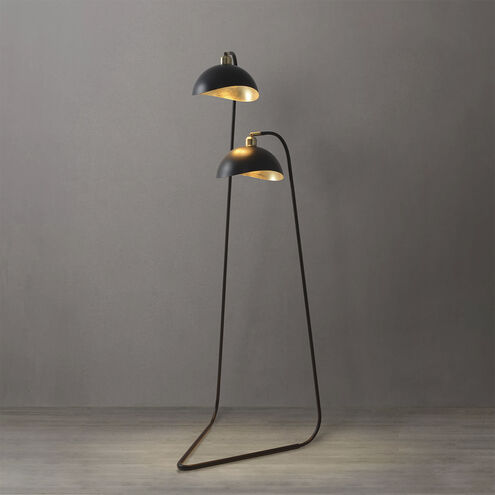 Luna Bella 60 inch 14.00 watt Matte Black Floor Lamp Portable Light