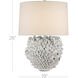 Manitapi 26 inch 150 watt White Table Lamp Portable Light