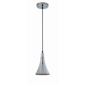 Opatop 1 Light 6.25 inch Chrome Pendant Ceiling Light