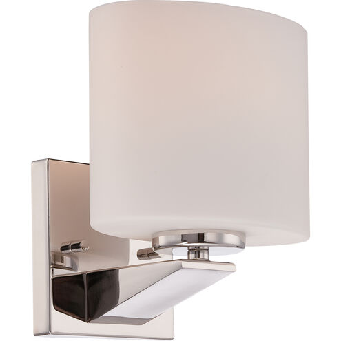 Breeze 1 Light 7 inch Polished Nickel Vanity Light Wall Light