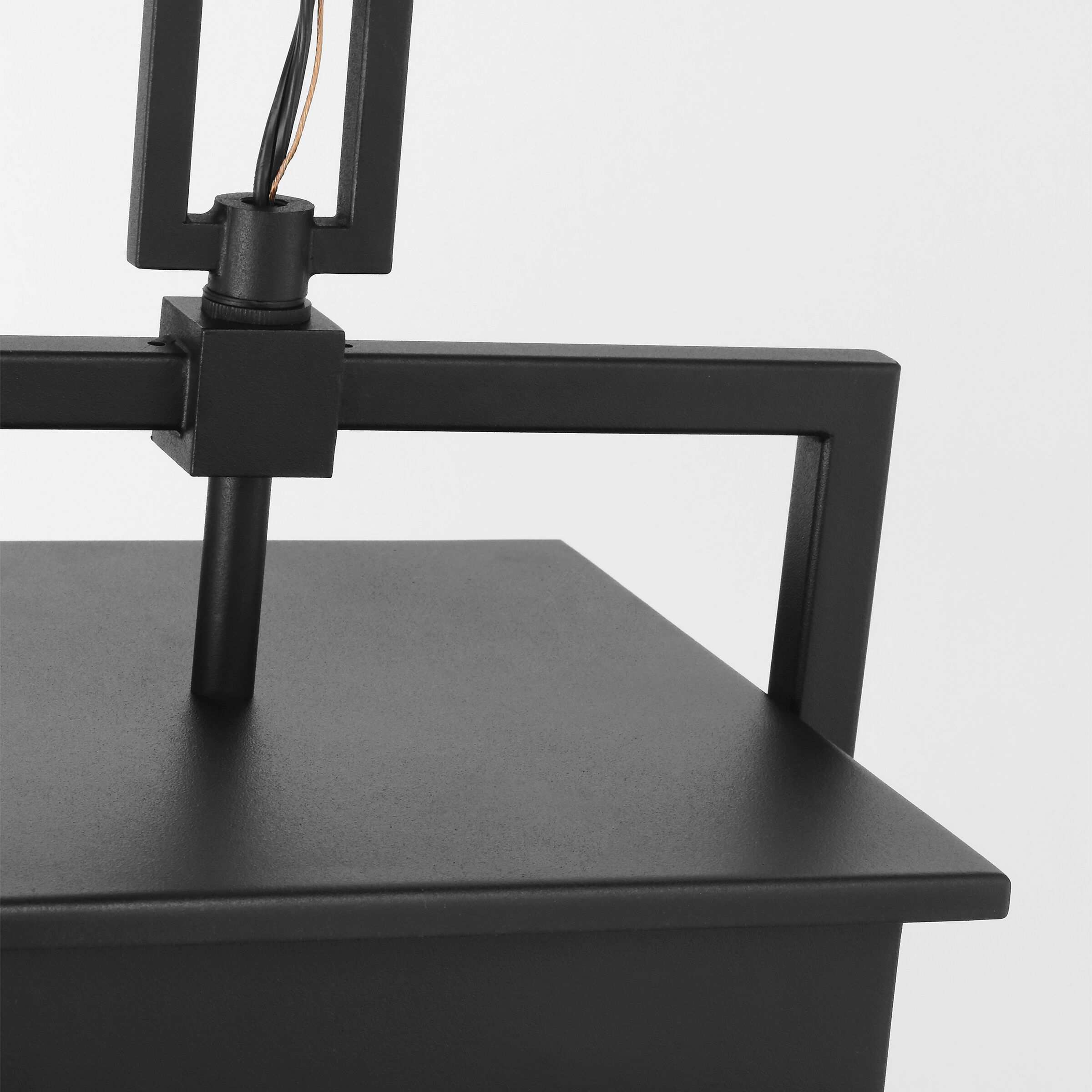 C&M by Chapman & Myers Cupertino 4 Light 11.13 inch Textured Black Outdoor Hanging Lantern