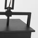 C&M by Chapman & Myers Cupertino 4 Light 11.13 inch Textured Black Outdoor Hanging Lantern