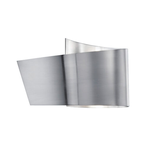 H2O 1 Light 8 inch Nickel-Matte Bath Vanity Wall Light