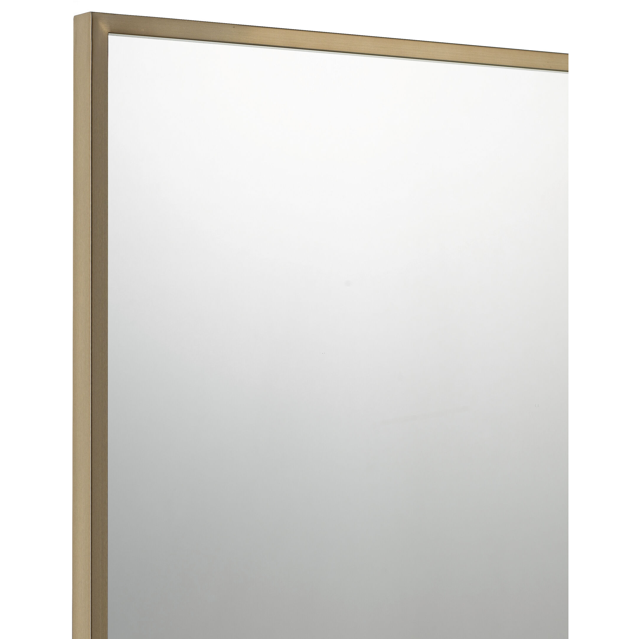 Lockport 36 X 24 inch Antique Brass Mirror
